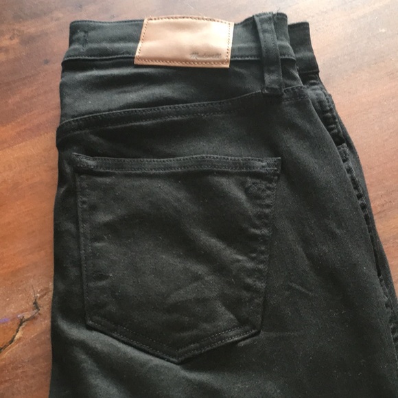 Madewell Black 10” High Rise Skinny jeans Size 27T - Picture 5 of 7